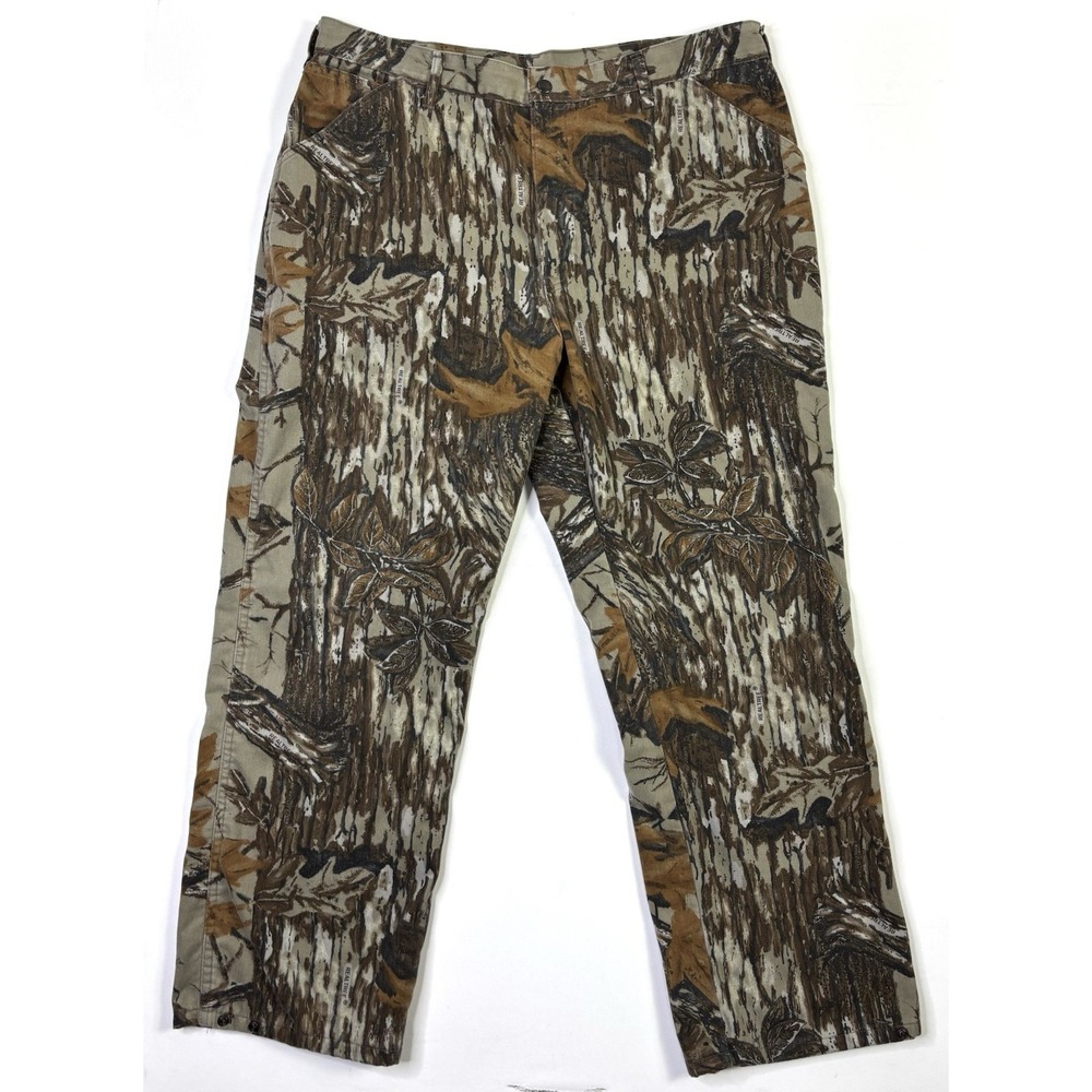 Vintage Duckbak Realtree Camo Hunting Pants Thinsulate USA Made Mens 40 Regular